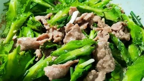 Hình ảnh Bò xào đậu rồng