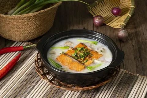 Hình ảnh Cháo Cá Hồi