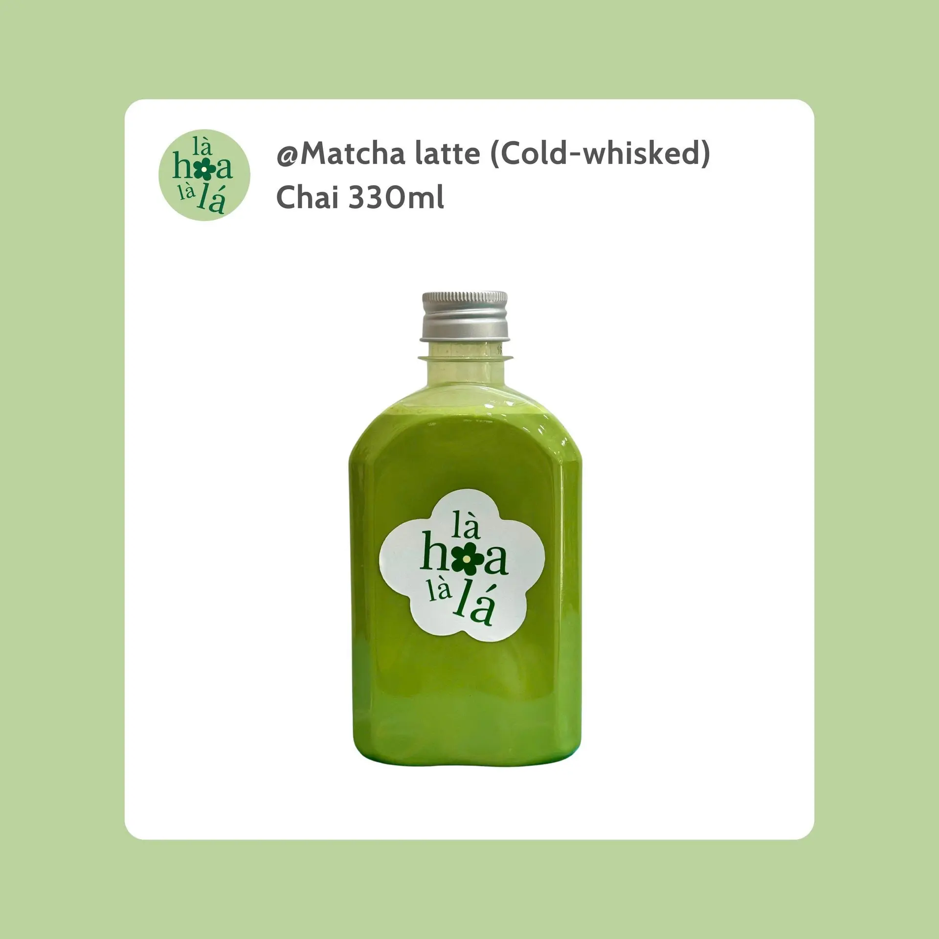 Hình ảnh Chai 330ml - Cold-Whisked Matcha Latte 