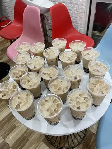 Hình ảnh trà sữa sương sáo