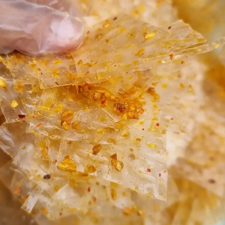 Hình ảnh bánh tráng tỏi ớt phi