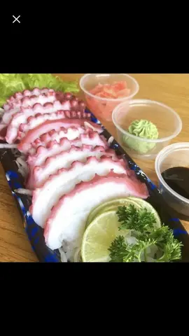 Hình ảnh Sashimi bạch tuộc 10pcs - Octopus Sashimi