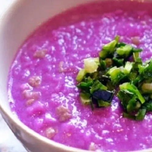 Hình ảnh Canh khoai mỡ nấu tép khô