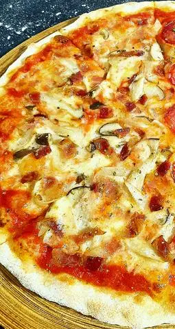 Hình ảnh Bacon mushroom pizza - L