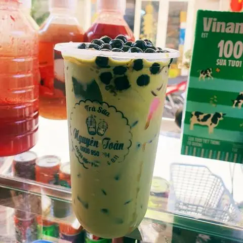 Hình ảnh Trà sữa Thái xanh ly 700ml fungtopbing