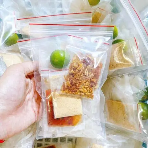 Hình ảnh Bánh tráng phơi sương muối nhuyễn