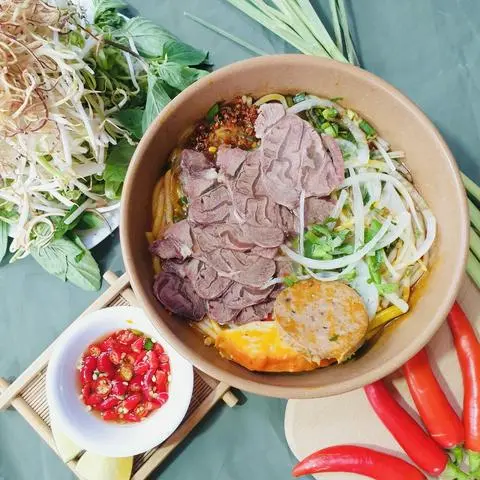 Hình ảnh Bún bắp bò - chả