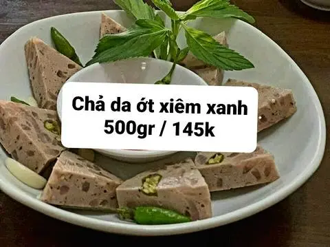 Hình ảnh Chả da ớt xiêm xanh - 0,5 kg _ Đặt hàng 1->3 ngày