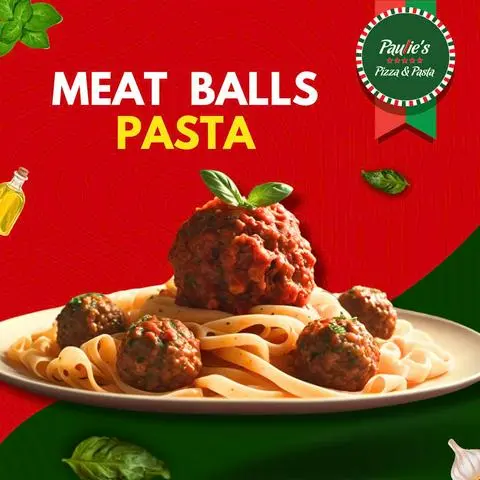 Hình ảnh Mì Ý Thịt Viên kiểu Ý | Napoli Meatballs Pasta
