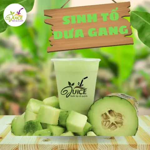 Hình ảnh Sinh Tố Dưa Gang 