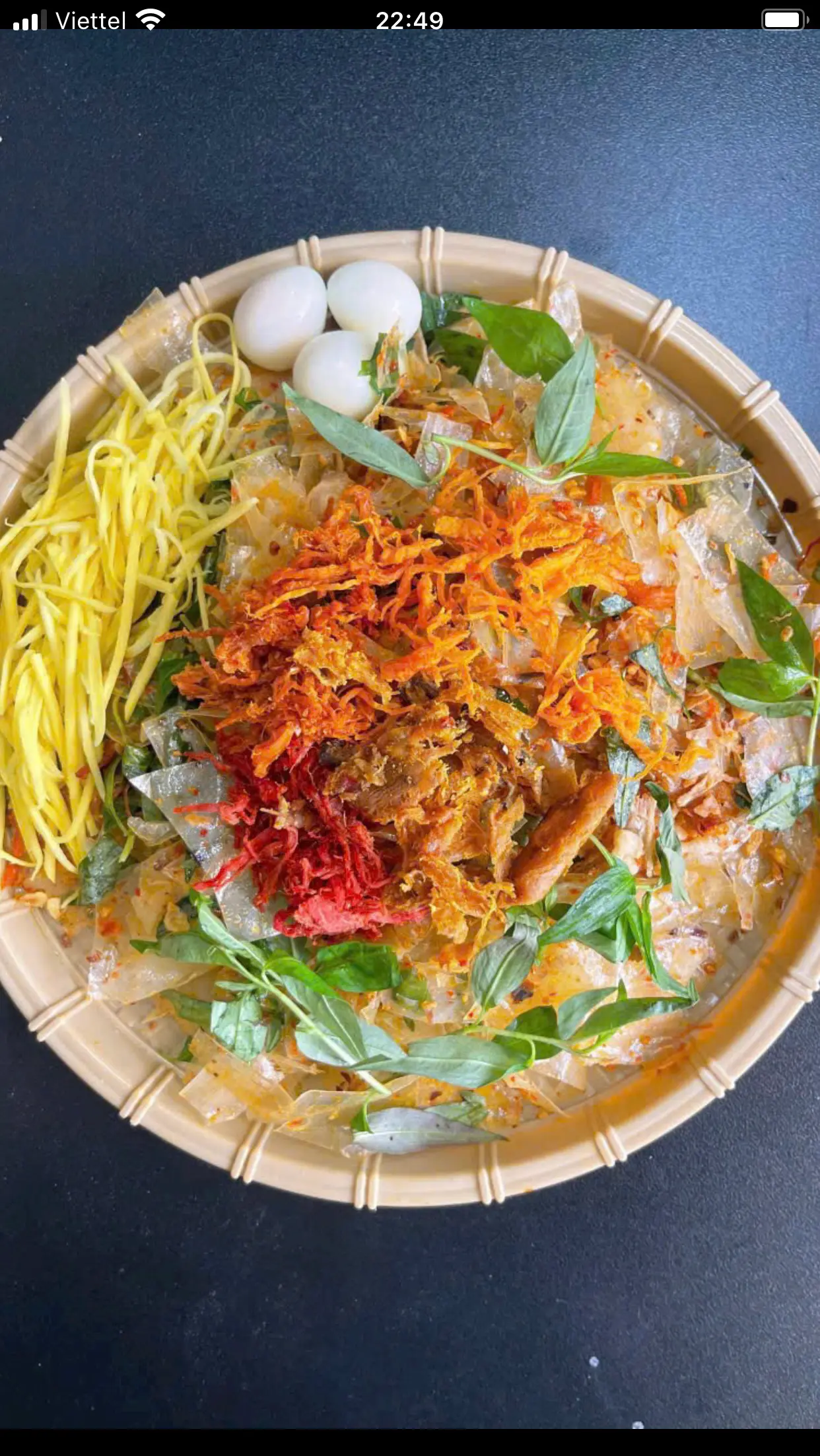 Hình ảnh Bánh tráng dẻo trộn thập cẩm