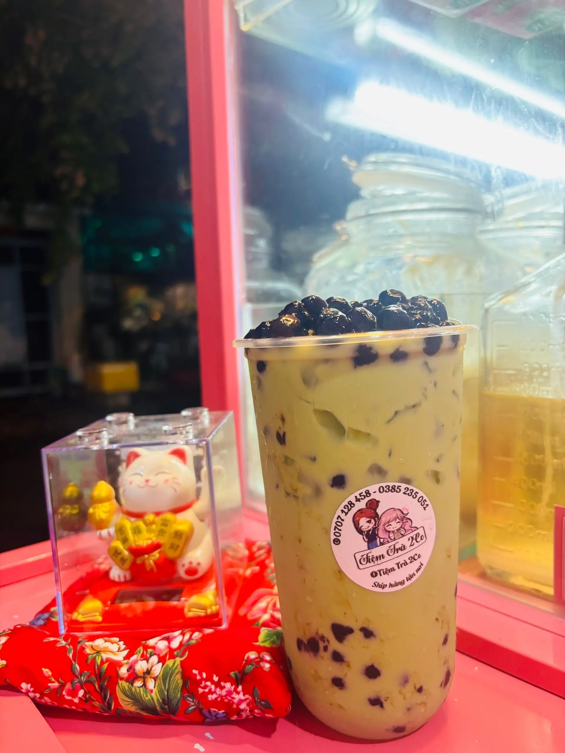Hình ảnh Trà sữa Thái xanh