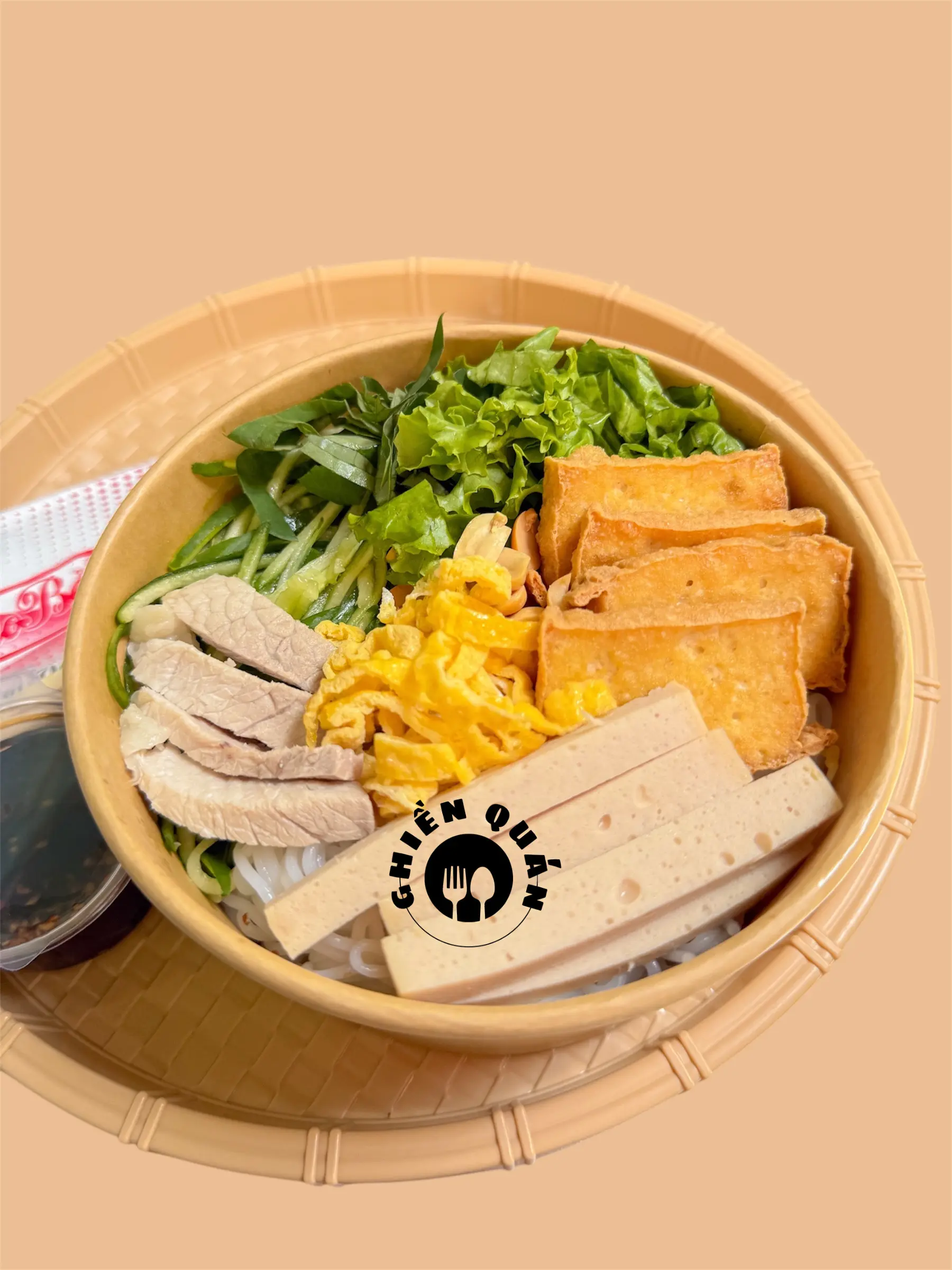 Hình ảnh Bún nước tương chả lụa