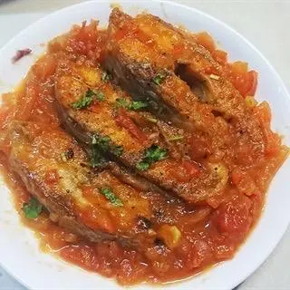 Hình ảnh Cá diêu hồng sốt cà 1/2 con 