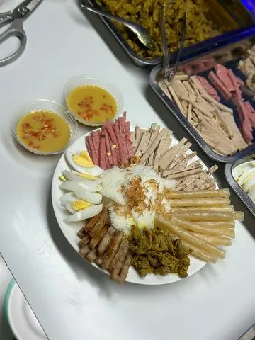Hình ảnh mẹt bánh hỏi 