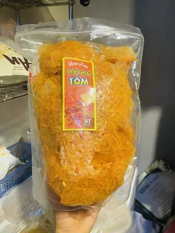 Hình ảnh Bánh tráng phomai tôm/ túi 500gr