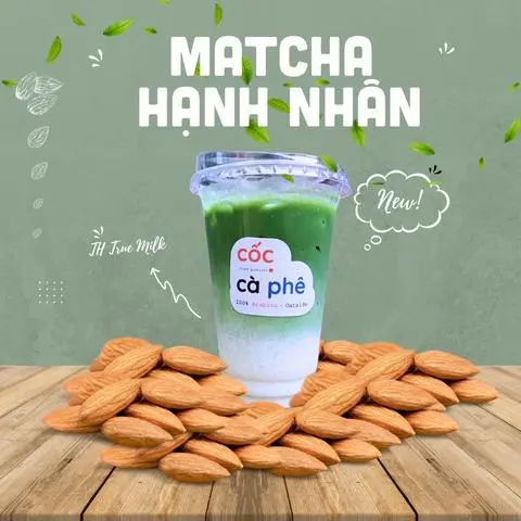 Hình ảnh Matcha Latte Hạnh Nhân
