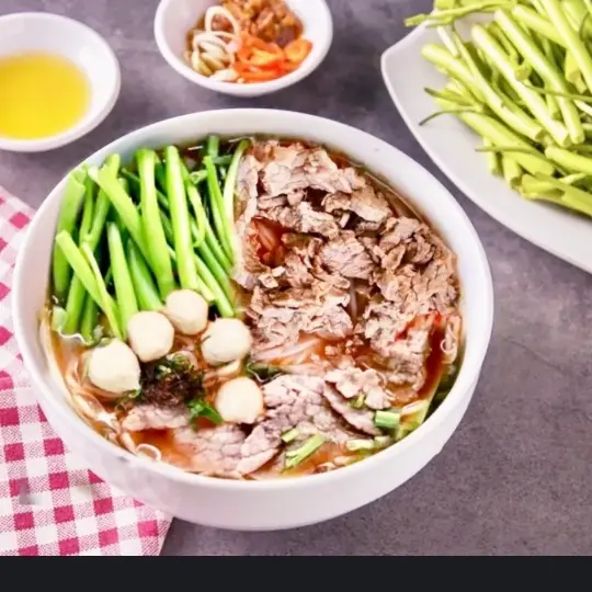 Hình ảnh bún thái FULL bò