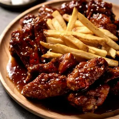 Hình ảnh Cánh gà rán xốt galbi