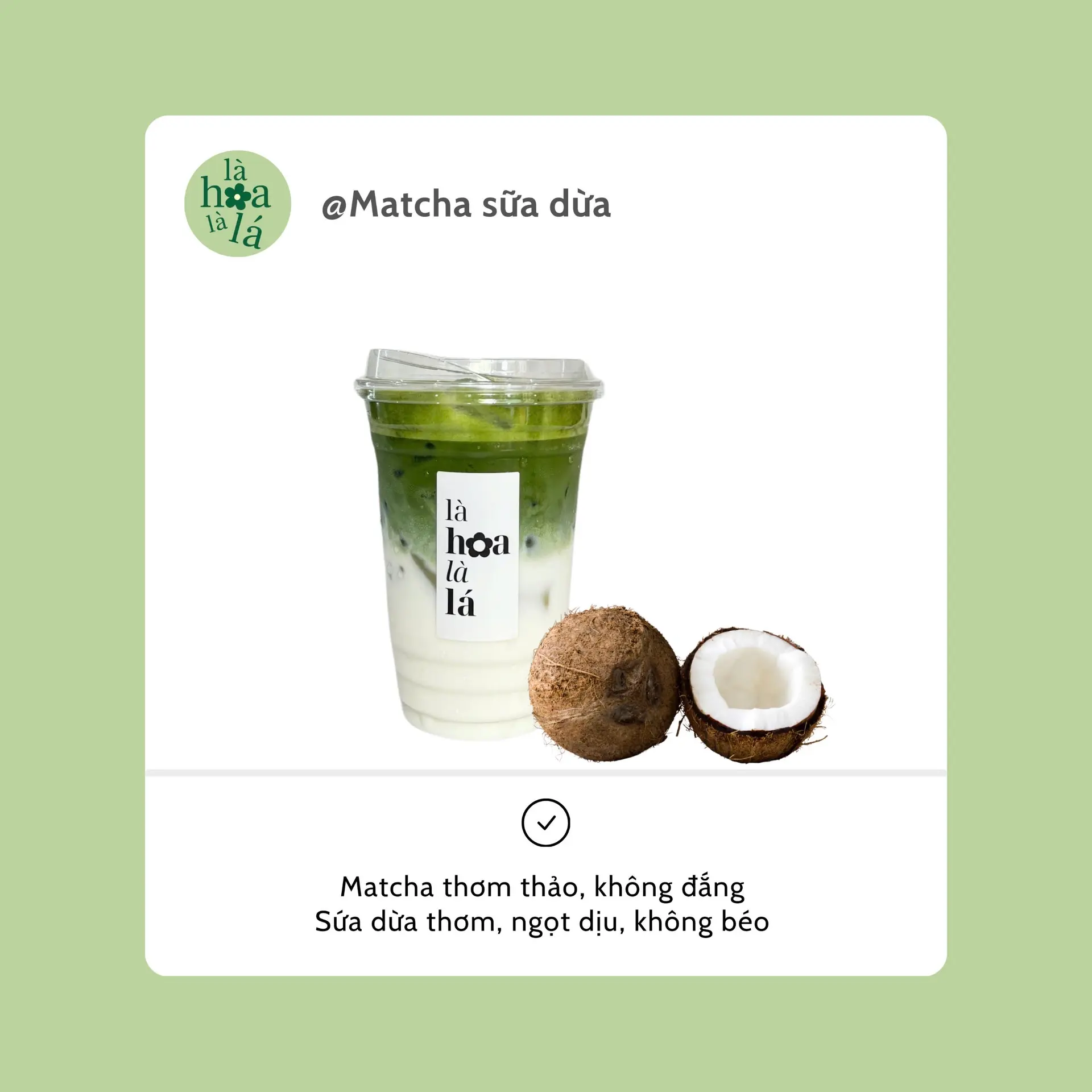 Hình ảnh Matcha Sữa Dừa