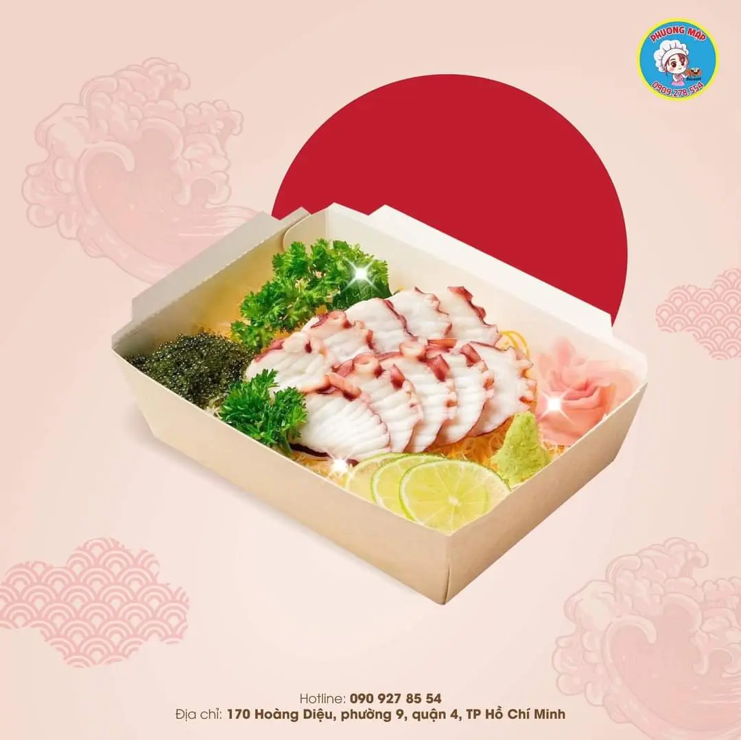 Hình ảnh Sashimi bạch tuộc - 10 miếng