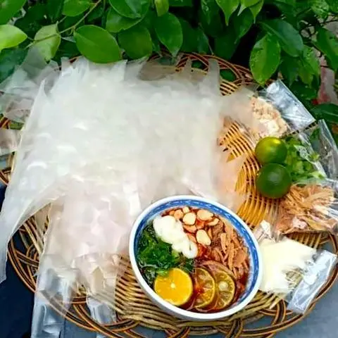 Hình ảnh Bánh tráng chấm tắc