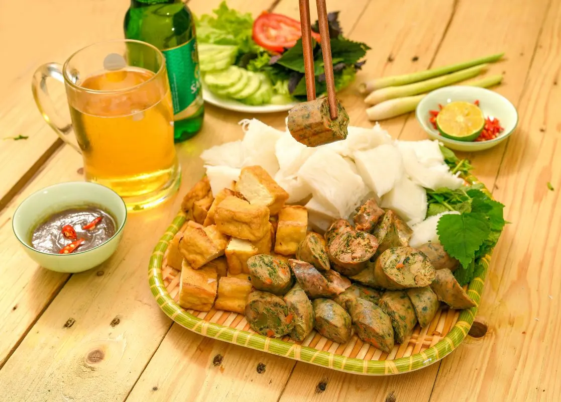 Hình ảnh bún đậu dồi sụn 