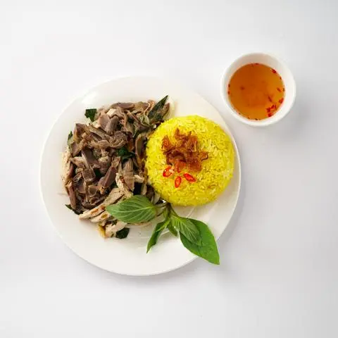 Hình ảnh Cơm Gà Hội An Gà Xé + Lòng Gà