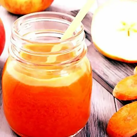 Hình ảnh Táo - Cà rốt ép - Ly lớn