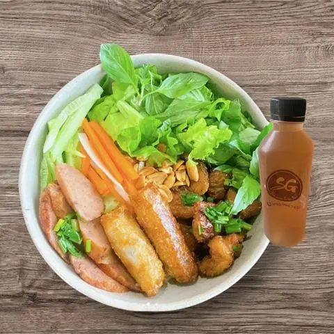 Hình ảnh Combo bún thập cẩm - nước uống tự chọn