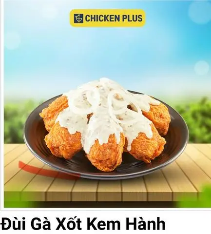Hình ảnh Đùi gà sốt creamy onion - Lớn