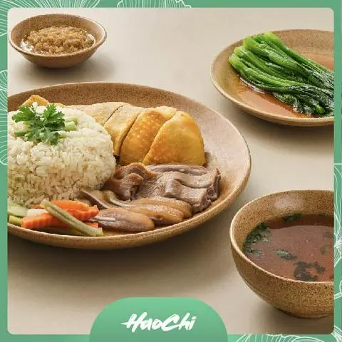Hình ảnh H26 Cơm Đùi gà Phá lấu cải thìa dầu hào