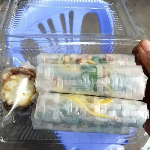 Hình ảnh Bánh tráng cuộn trắng