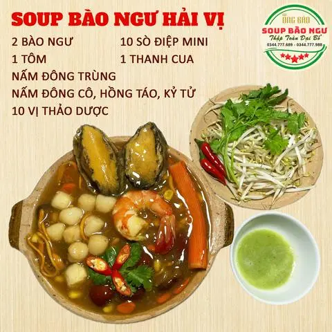 Hình ảnh Soup Bào Ngư Hải Vị