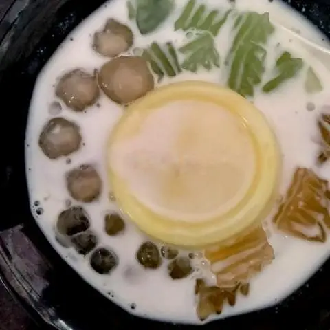Hình ảnh Sữa chua trân châu sầu riêng