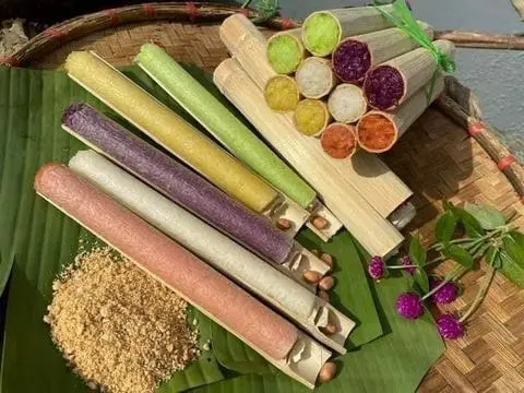 Hình ảnh 1 Ống Cơm Lam Ngũ Sắc