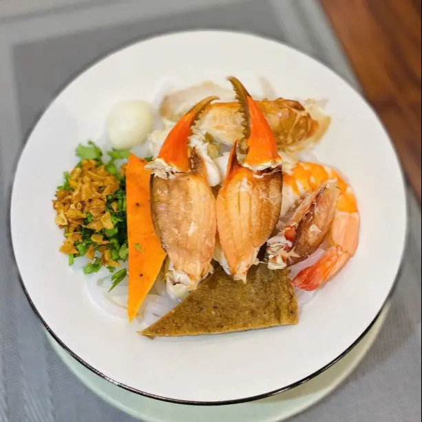 Hình ảnh bánh canh cua trinh nữ