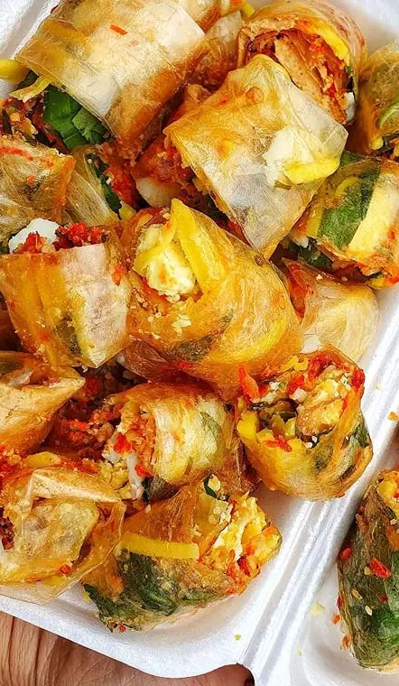 Hình ảnh bánh tráng cuốn lớn