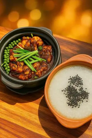 Hình ảnh Cháo ếch 2 con