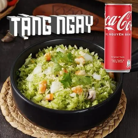 Hình ảnh Cơm Chiên Hải Sản Rau Xanh + Tặng Coca