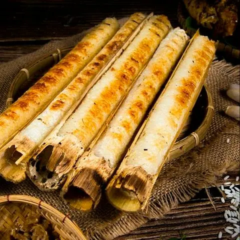 Hình ảnh cơm lam tây nguyên