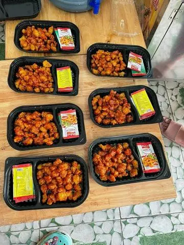 Hình ảnh Gà viên sốt Hàn Quôc