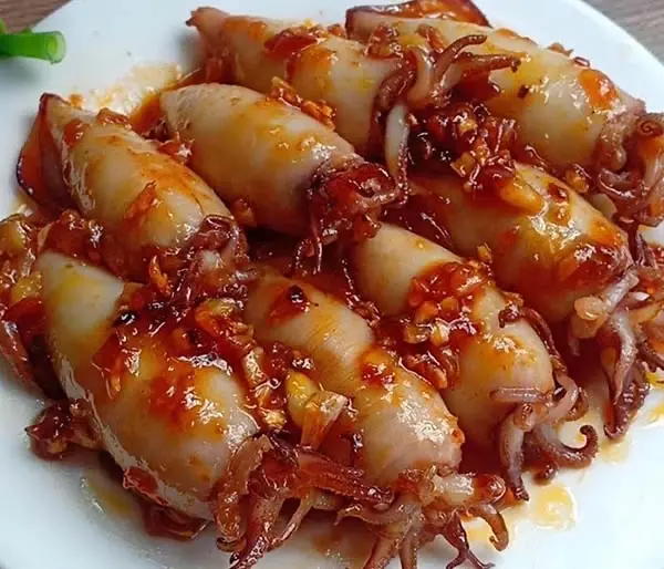 Hình ảnh Cơm mực nhồi thịt