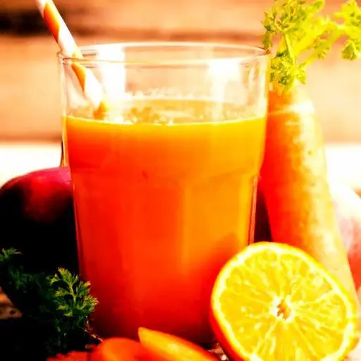Hình ảnh Cam - Cà rốt ép - Ly lớn