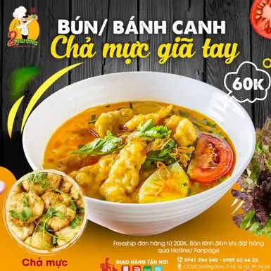 Hình ảnh Bún Chả Mực Giã Tay