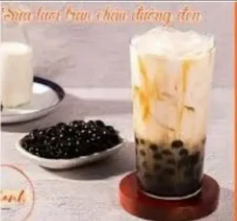 Hình ảnh Sữa tươi trân châu kem macchiato