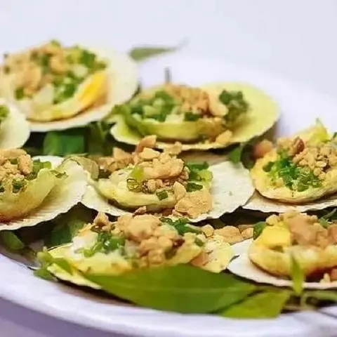 Hình ảnh Sò điệp nướng mỡ hành