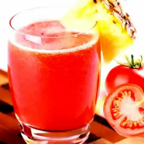 Hình ảnh Thơm - Cà chua ép - Ly lớn