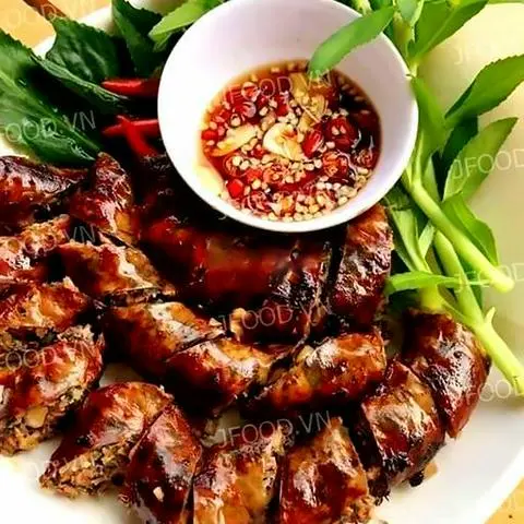Hình ảnh Dồi sụn nướng chiên giòn