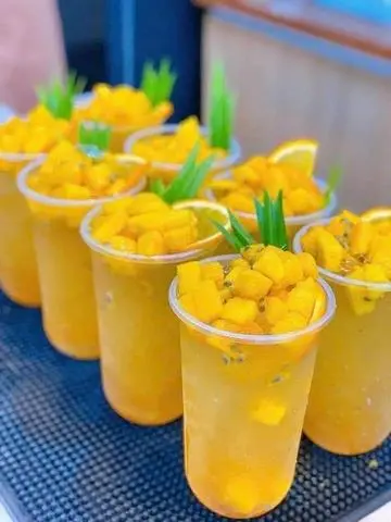 Hình ảnh Trà Xoài Nhiệt Đới